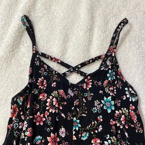 cute flowy floral romper